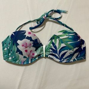 Floral Bandeau Bikini Top